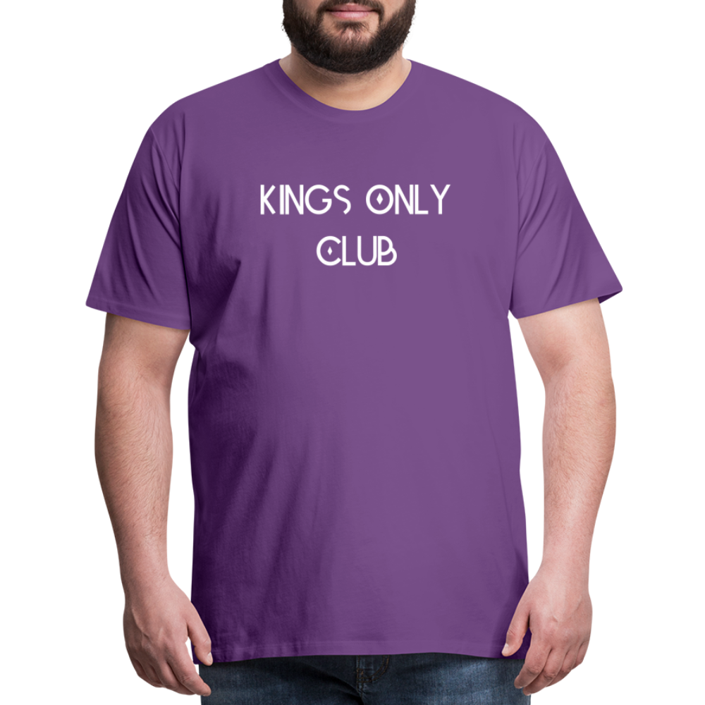 Kings Only T-Shirt - purple