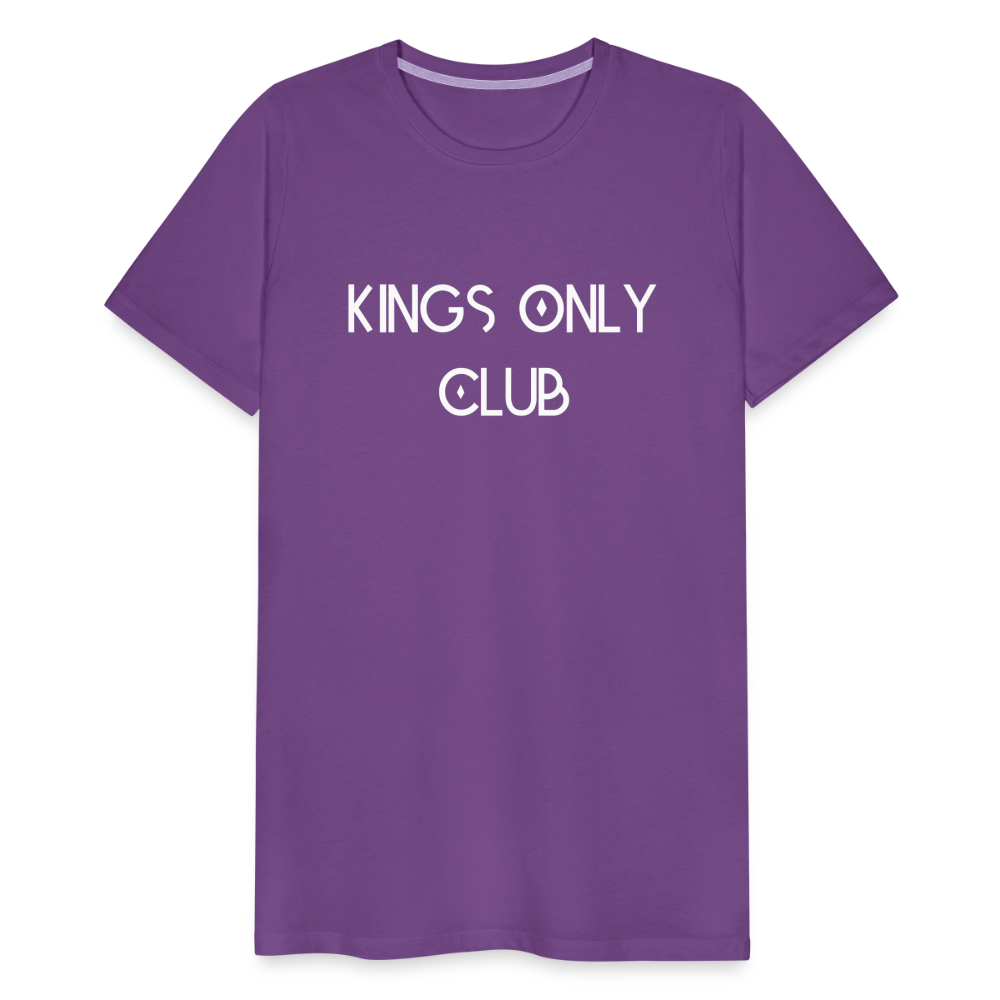 Kings Only T-Shirt - purple