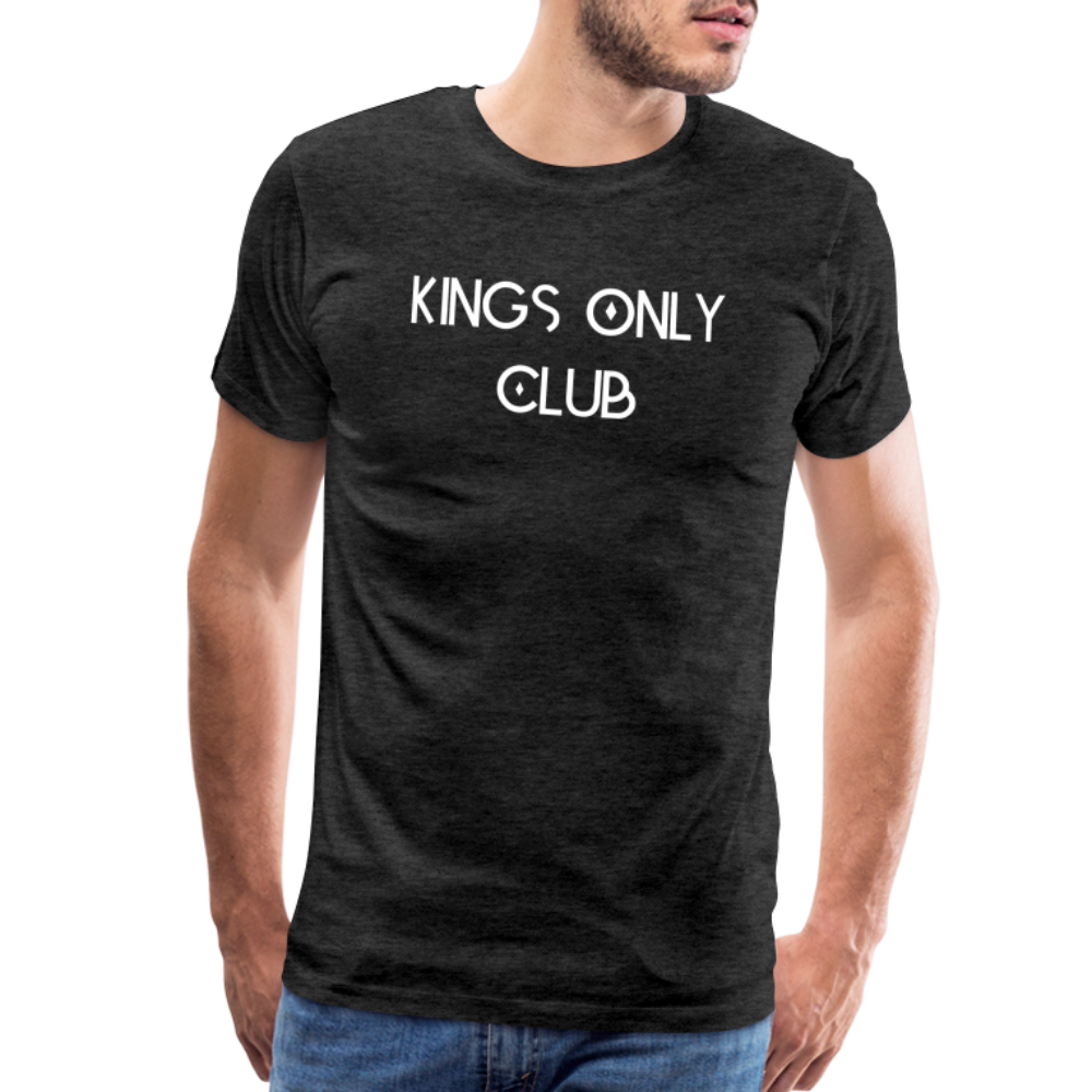 Kings Only T-Shirt - charcoal grey