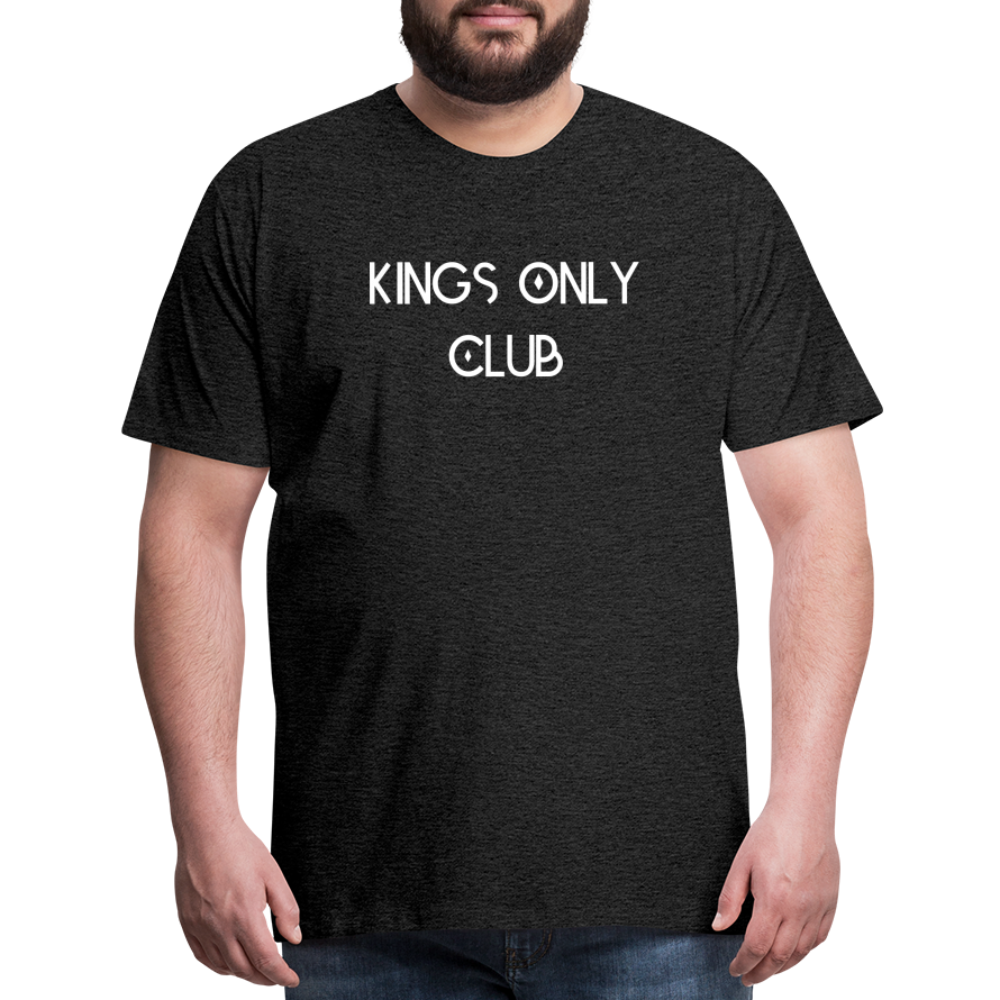 Kings Only T-Shirt - charcoal grey