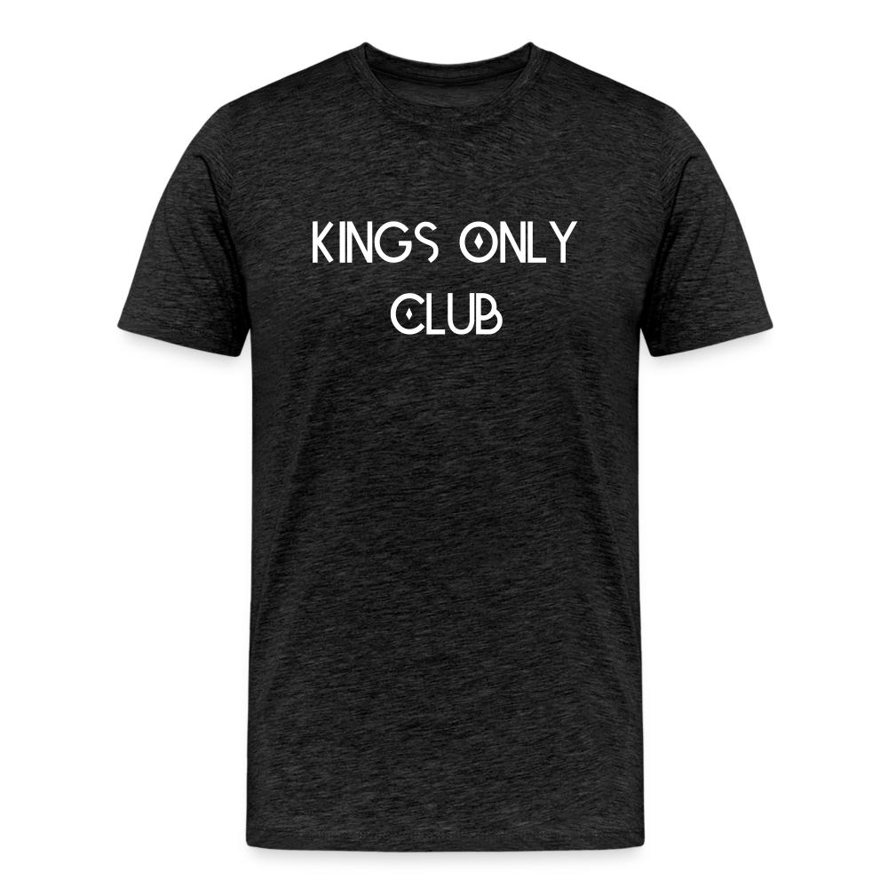 Kings Only T-Shirt - charcoal grey