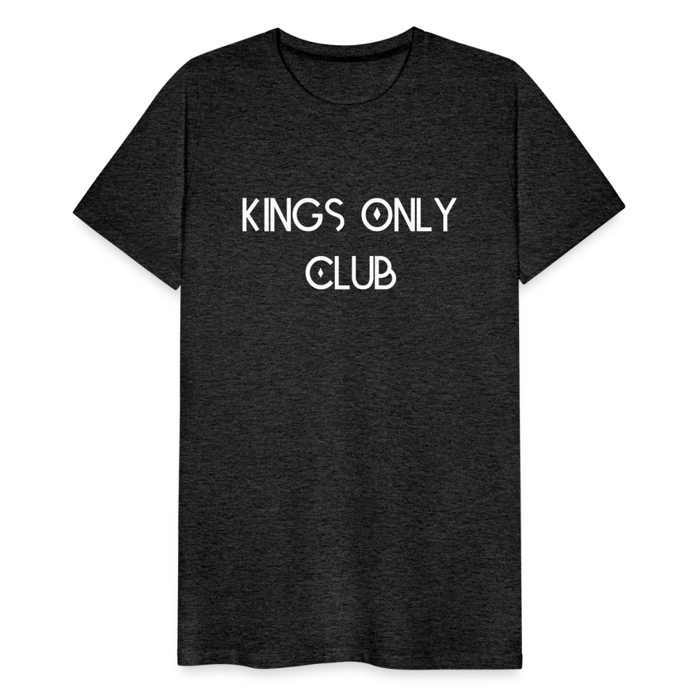 Kings Only T-Shirt - charcoal grey