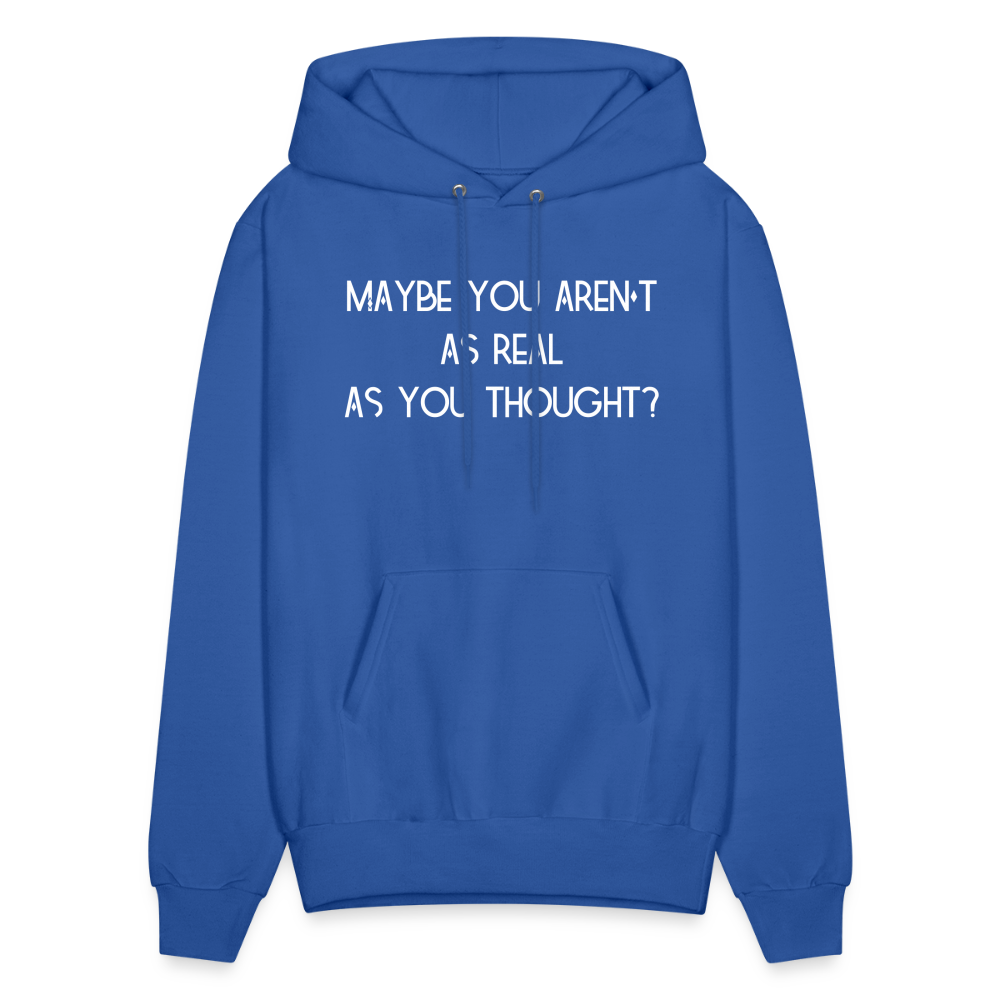 As You Thought Men's Hoodie - royal blue