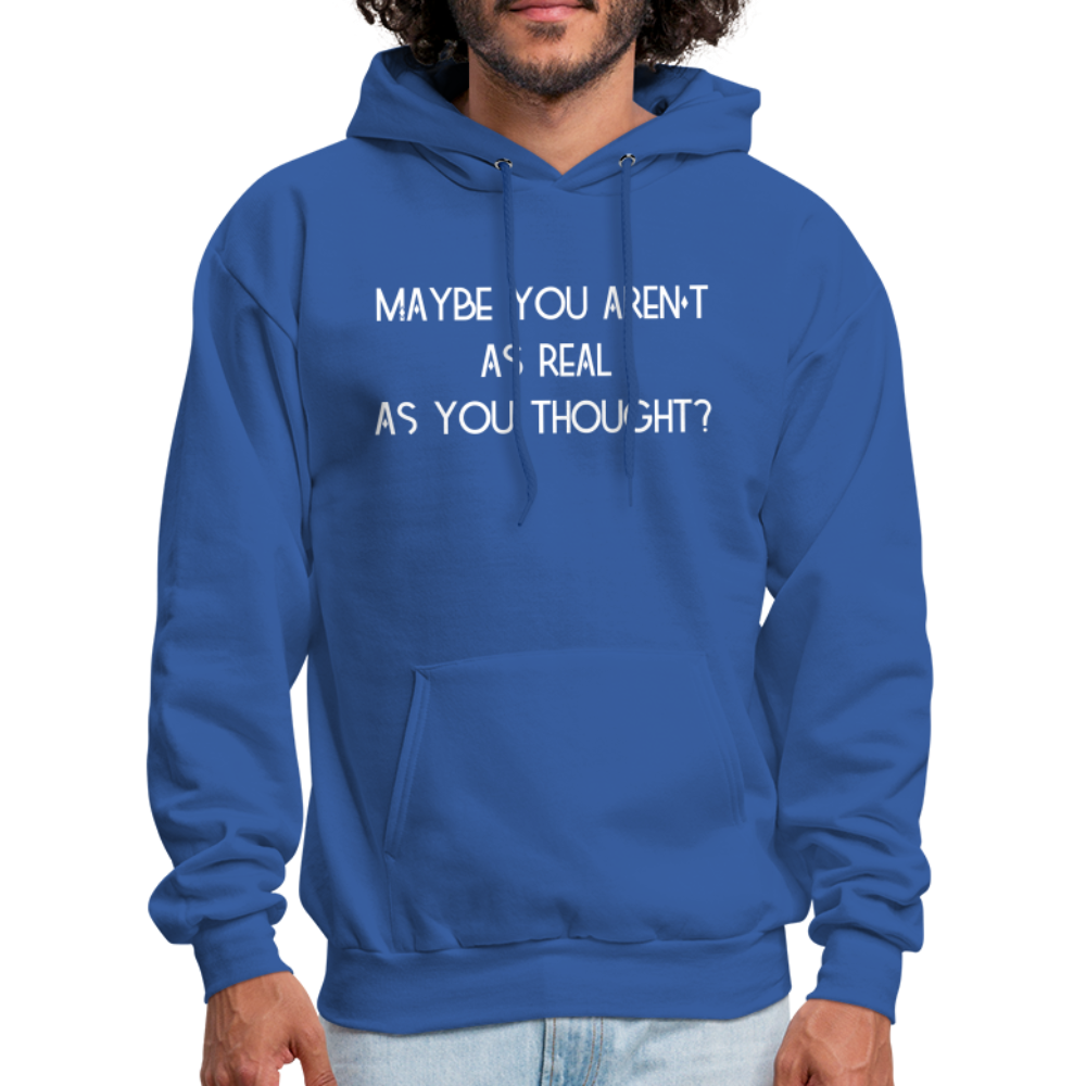 As You Thought Men's Hoodie - royal blue