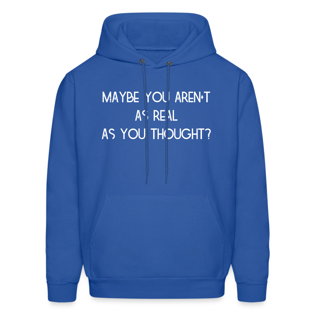 As You Thought Men's Hoodie - royal blue