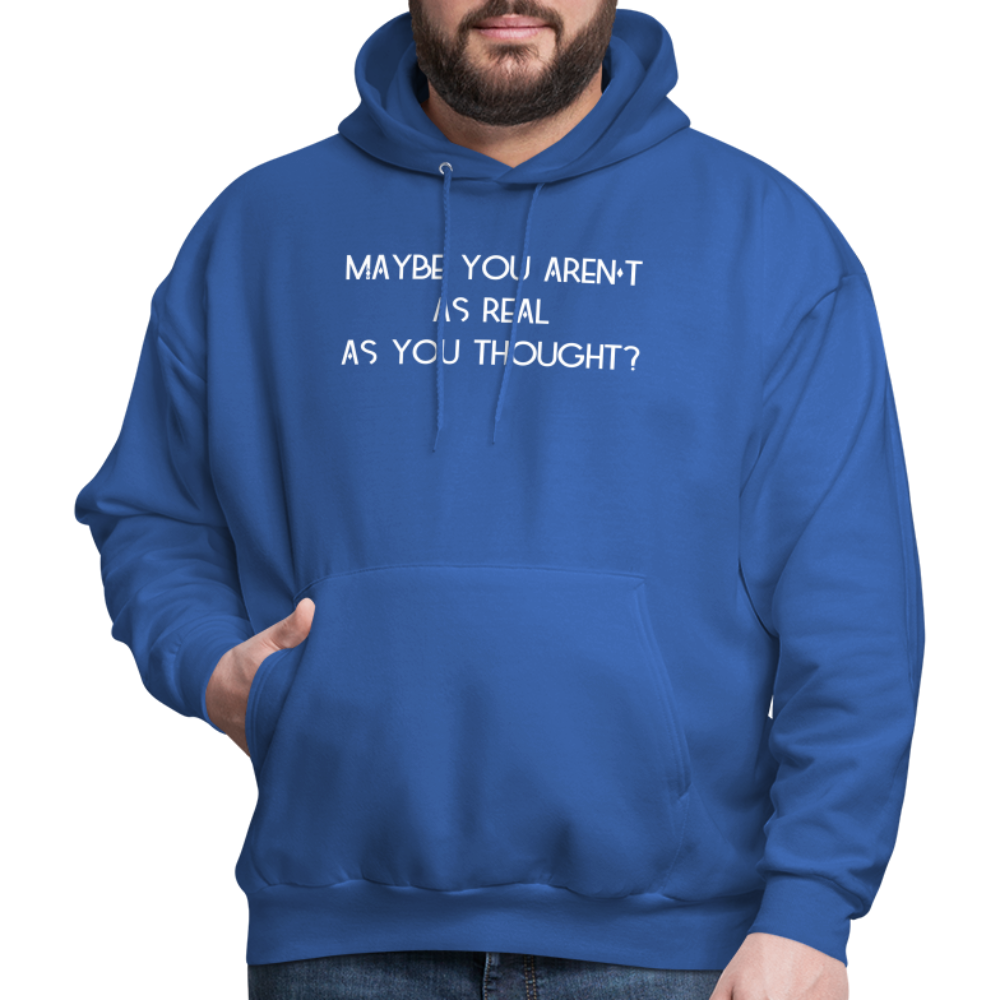 As You Thought Men's Hoodie - royal blue