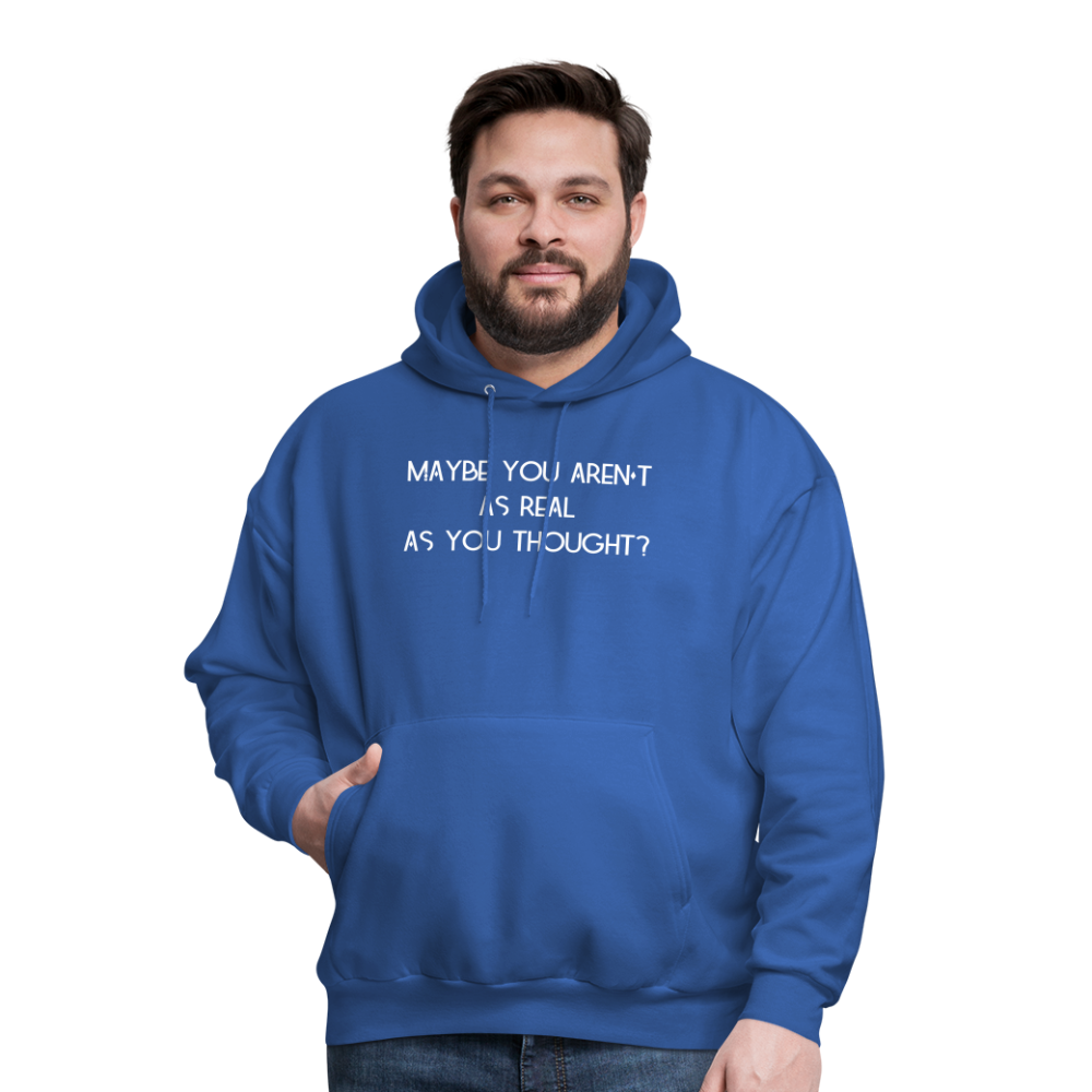 As You Thought Men's Hoodie - royal blue