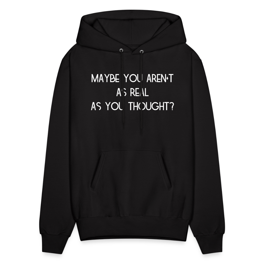 As You Thought Men's Hoodie - black