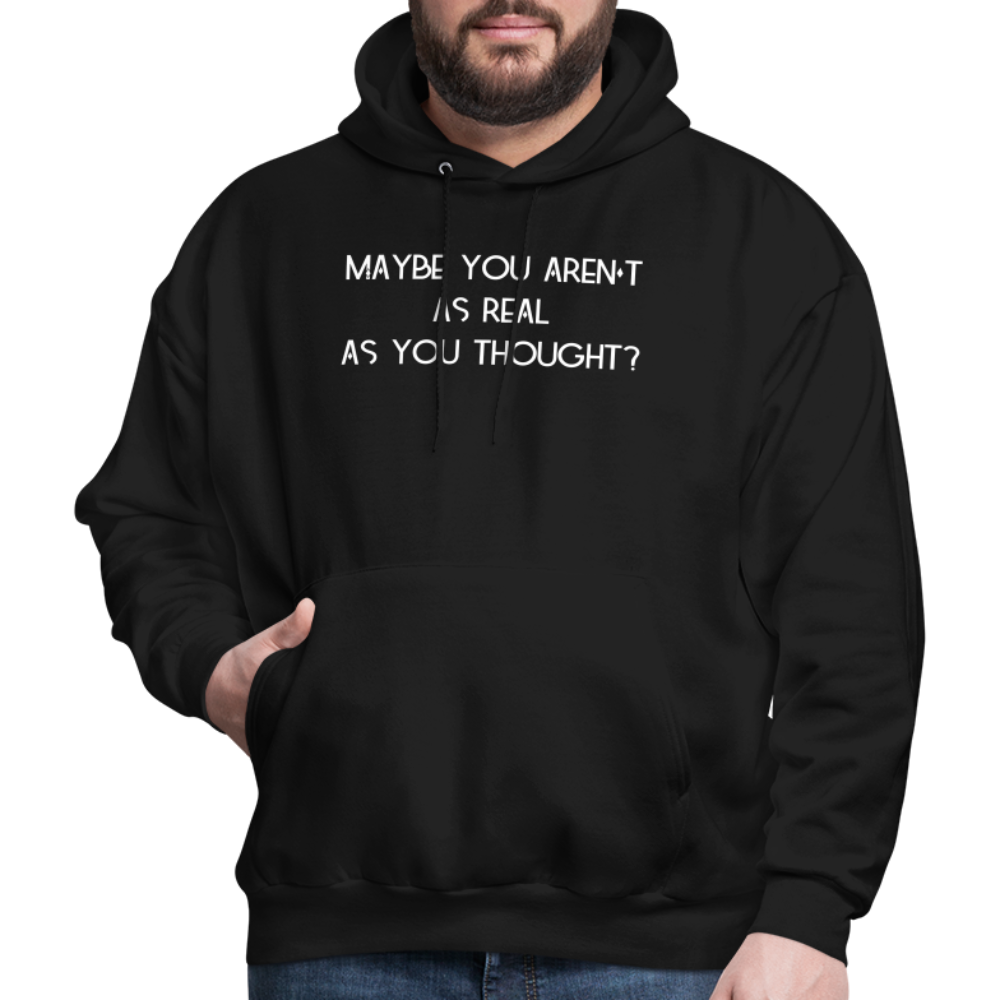 As You Thought Men's Hoodie - black