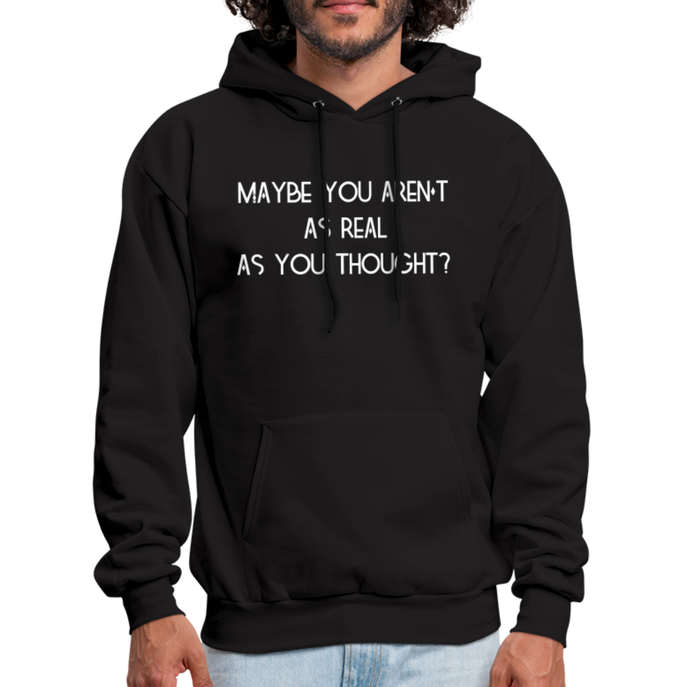 As You Thought Men's Hoodie - black