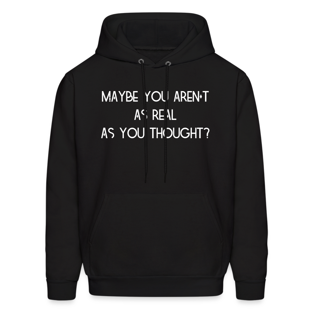 As You Thought Men's Hoodie - black