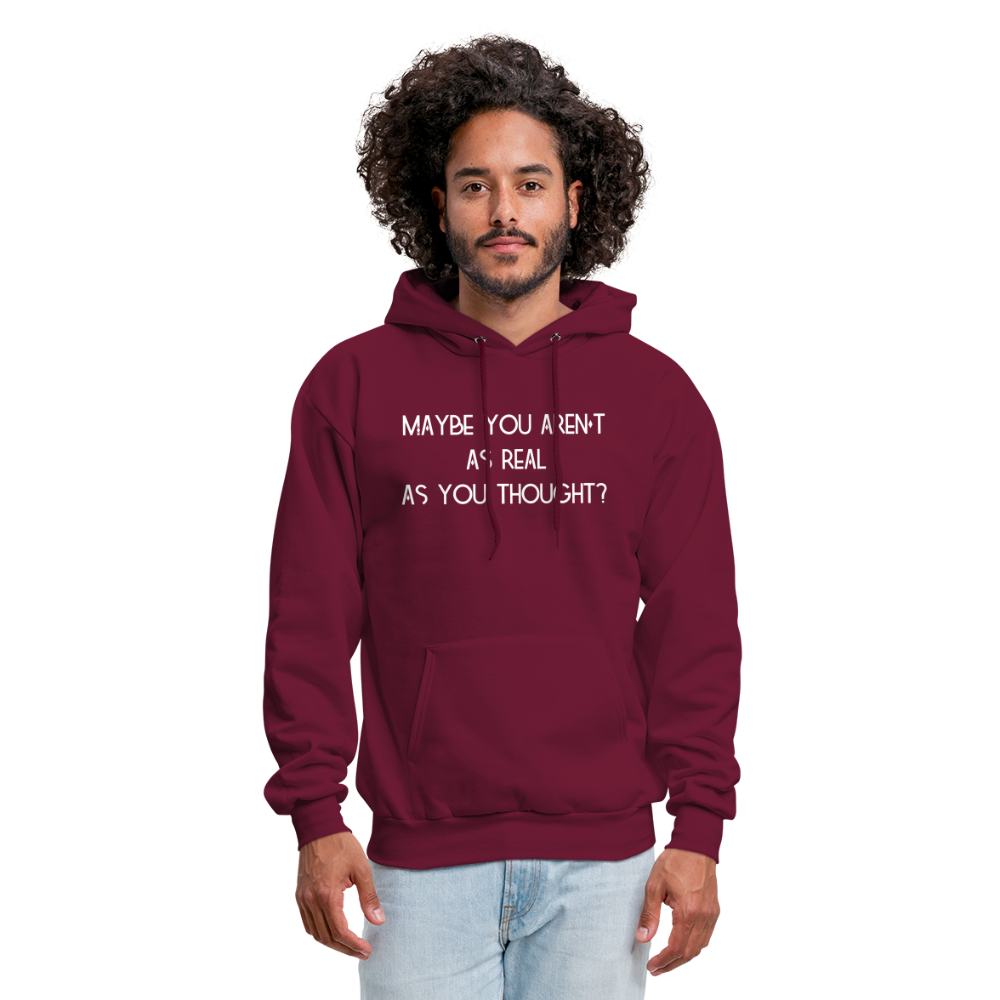 As You Thought Men's Hoodie - burgundy