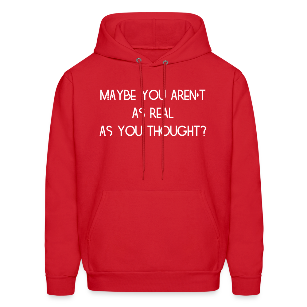 As You Thought Men's Hoodie - red