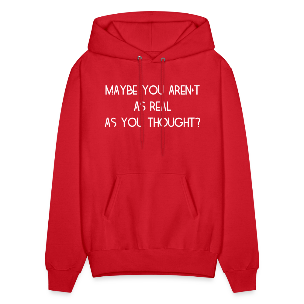 As You Thought Men's Hoodie - red