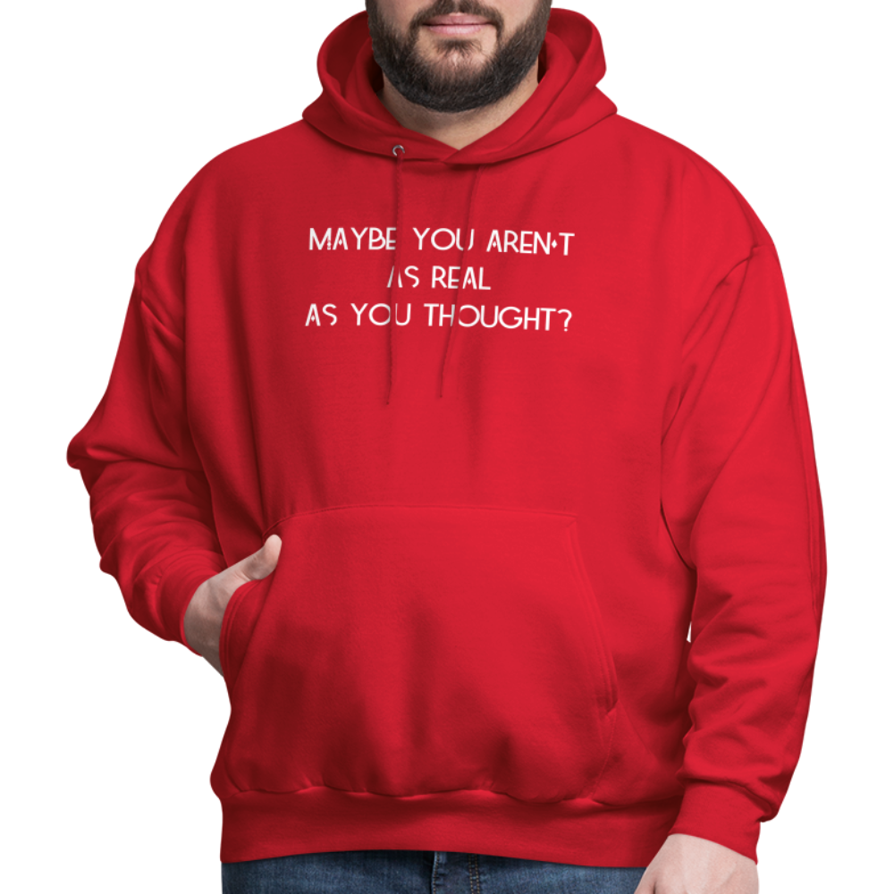 As You Thought Men's Hoodie - red