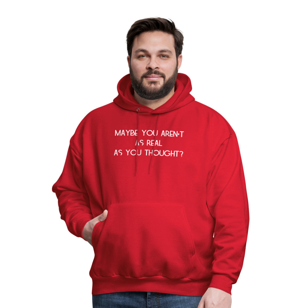 As You Thought Men's Hoodie - red