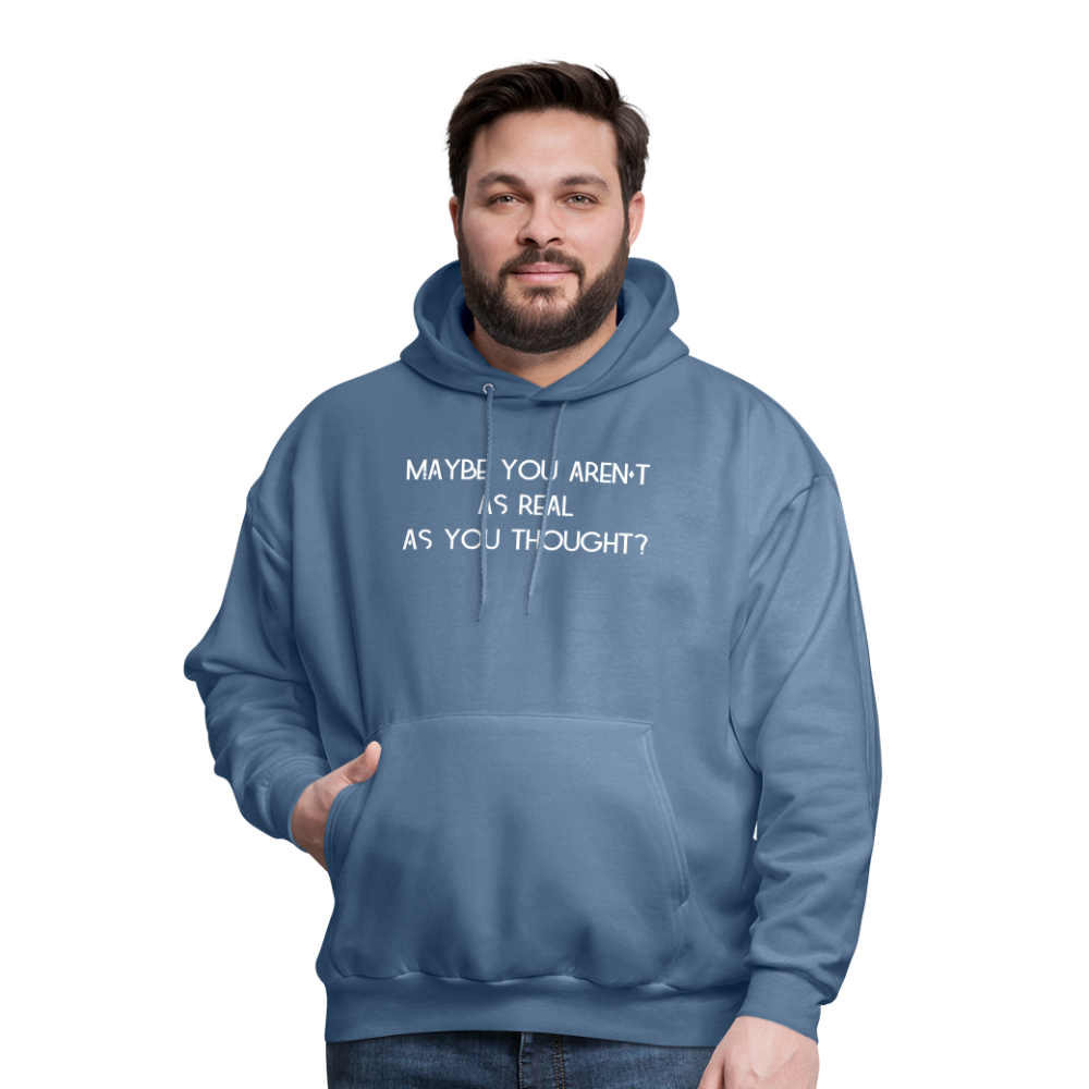 As You Thought Men's Hoodie - denim blue