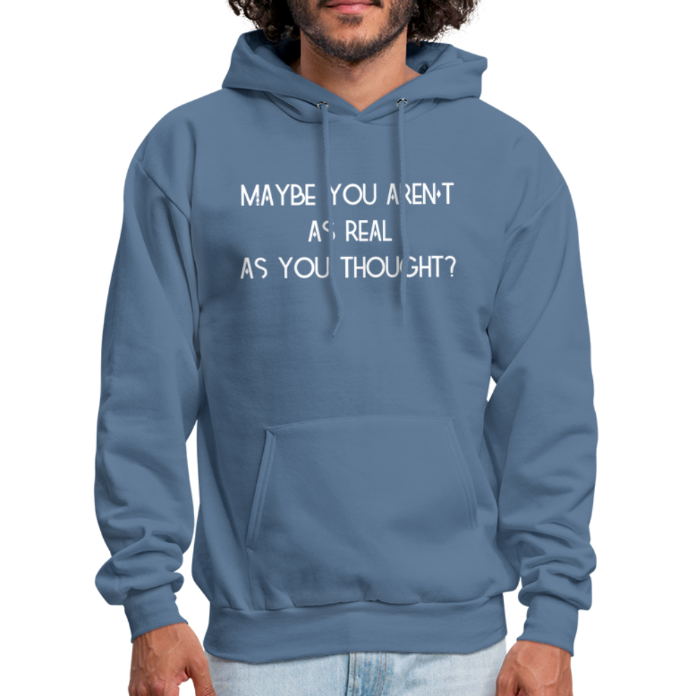 As You Thought Men's Hoodie - denim blue