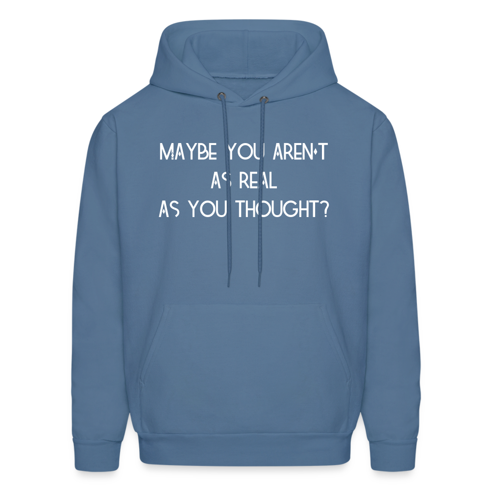 As You Thought Men's Hoodie - denim blue