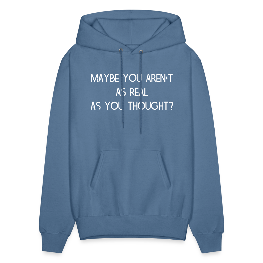 As You Thought Men's Hoodie - denim blue