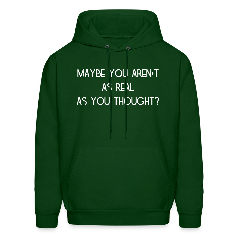 As You Thought Men's Hoodie - forest green