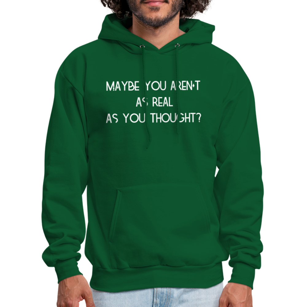 As You Thought Men's Hoodie - forest green